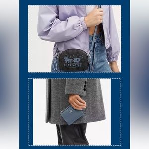 COACH Mini Serena Satchel In Signature Canvas and matching wallet set